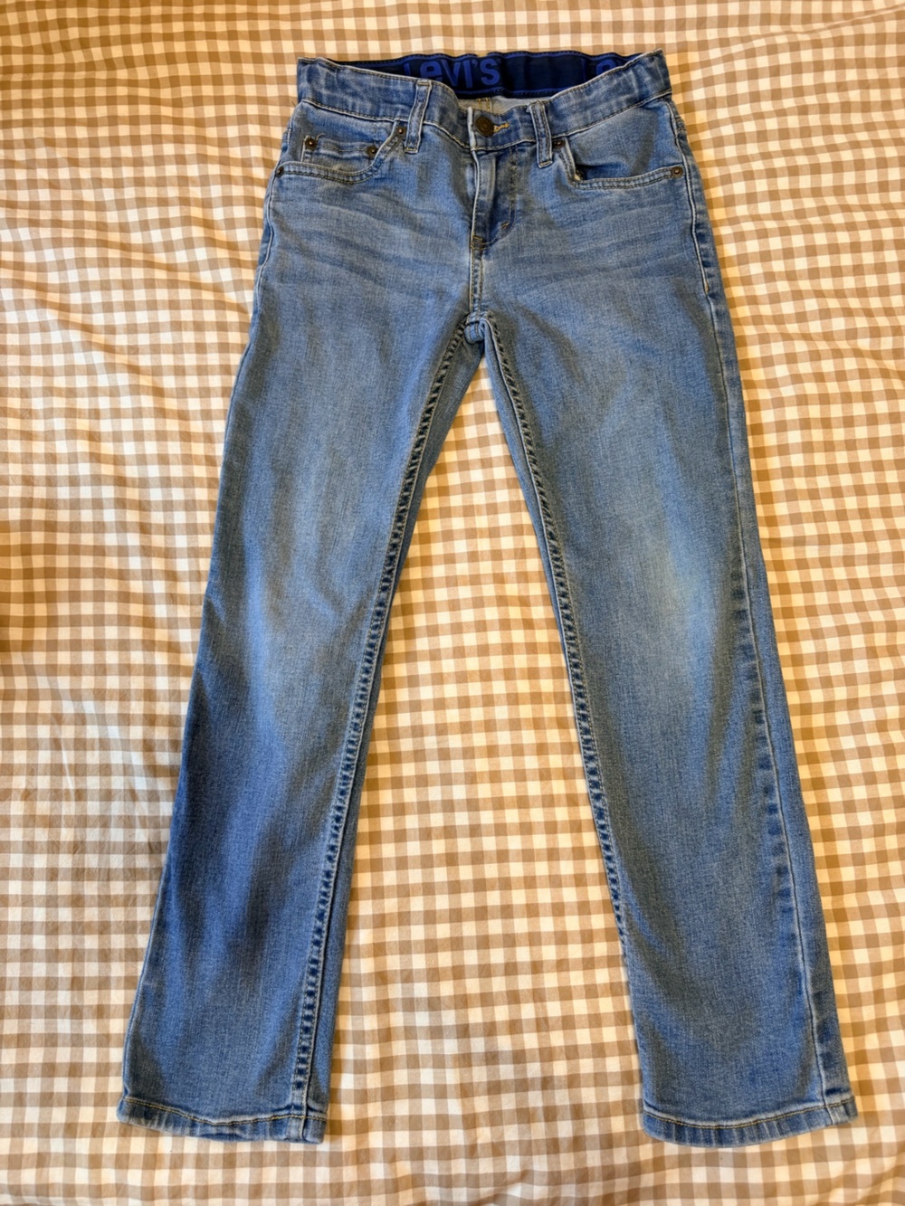 Levi's 502 Boys 10 Regular Jeans in Light Blue Wash